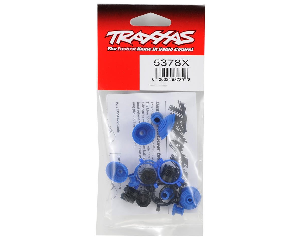 Traxxas Revo Pivot Ball Caps w/ dust boots, rubber (4)/ dust plugs, rubber (4)/ dust