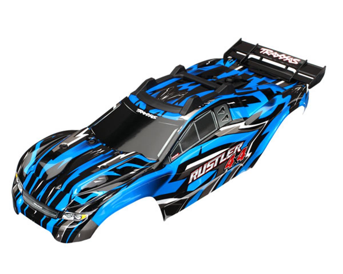 Traxxas Rustler 4x4 Pre-Painted Body w/Clipless Mounting (Blue)