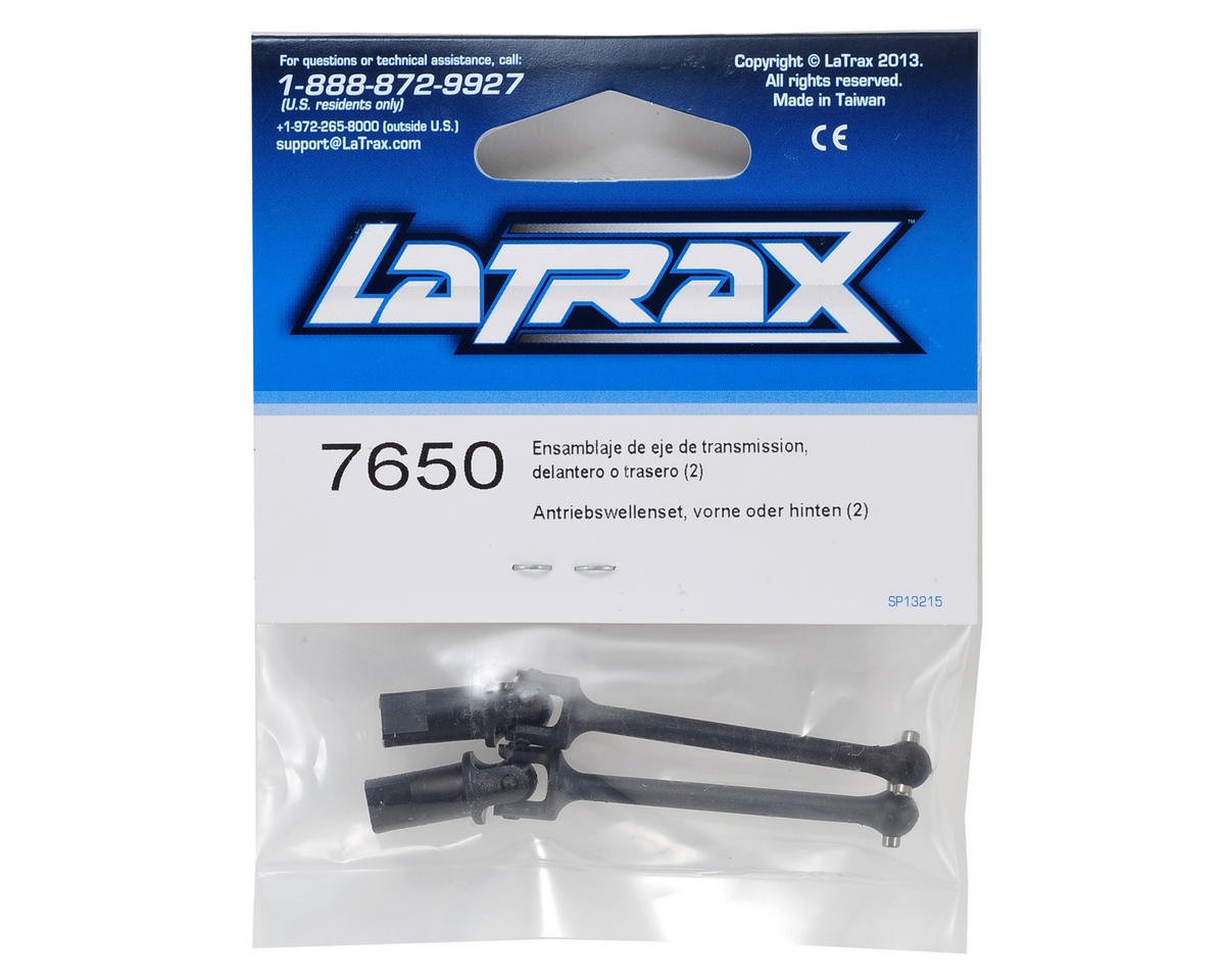 Traxxas LaTrax Εμπρός/πίσω συναρμολογημένος άξονας μετάδοσης κίνησης (2)