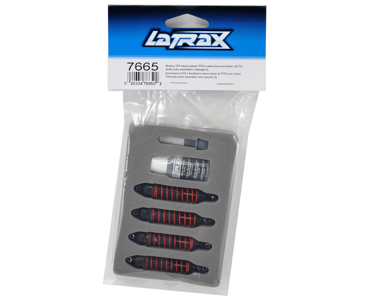 Traxxas LaTrax Σκληρά ανοδιωμένα GTR αμορτισέρ με άξονες TiN (4)