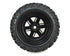 Traxxas X-Maxx Pre-Mounted Tires & Wheels (Black Chrome) (2)