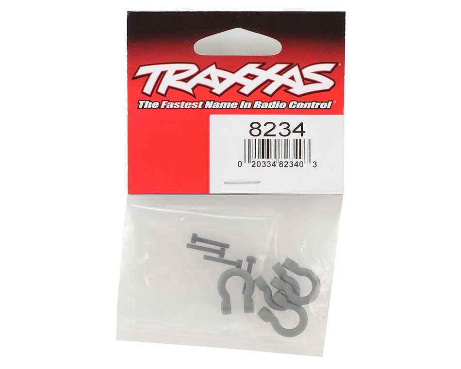 Traxxas TRX-4 Bumper D-Rings (Grey) (4)