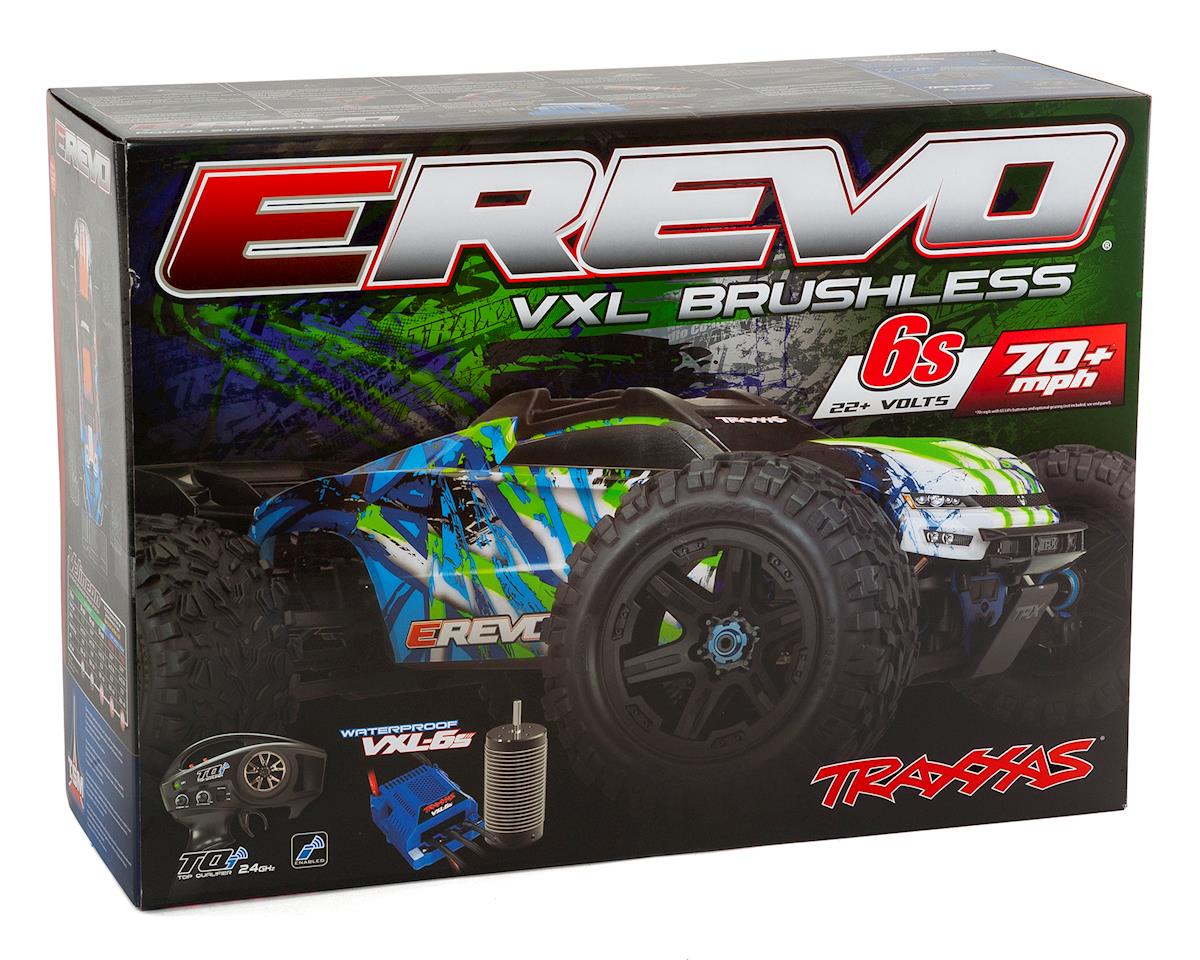 Traxxas E-Revo VXL 2.0 RTR 4WD Electric Monster Truck (Orange) w/VXL-6s ESC & TQi 2.4GHz Radio