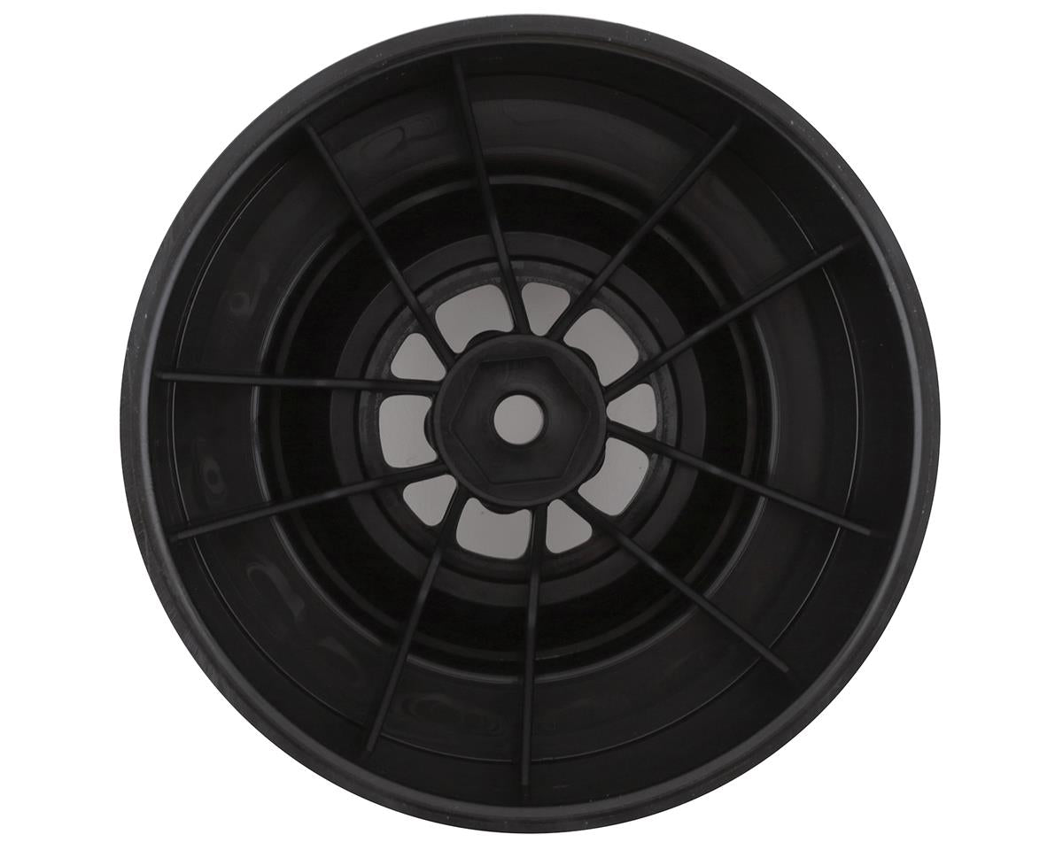 Traxxas Weld 2.2/3.0 Drag Racing Rear Wheels με 12mm Hex (Chrome με/Μαύρο) (2)