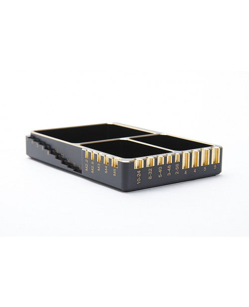 ARROWMAX Multi Alu Case For Screws (120X80X18MM) Black Golden - AM-171063 - RACERC